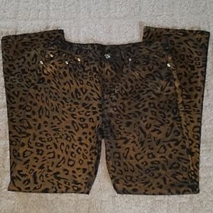 DG2 animal print jeans